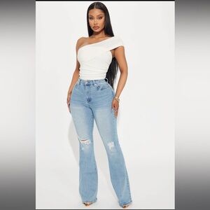 Fashion nova flare jean